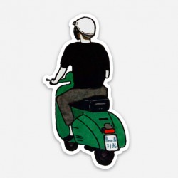 Sticker Nanni Moretti Vespa